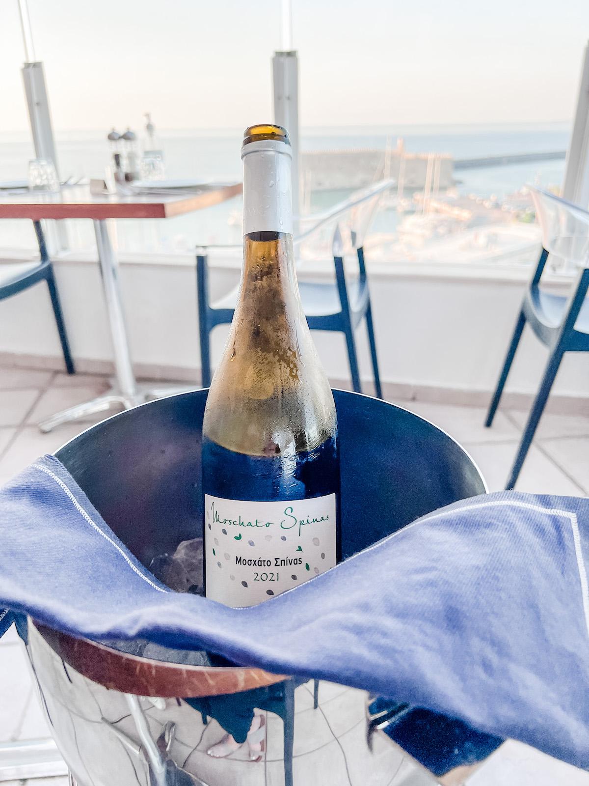 Lato Boutique hotel restaurant wine bottle