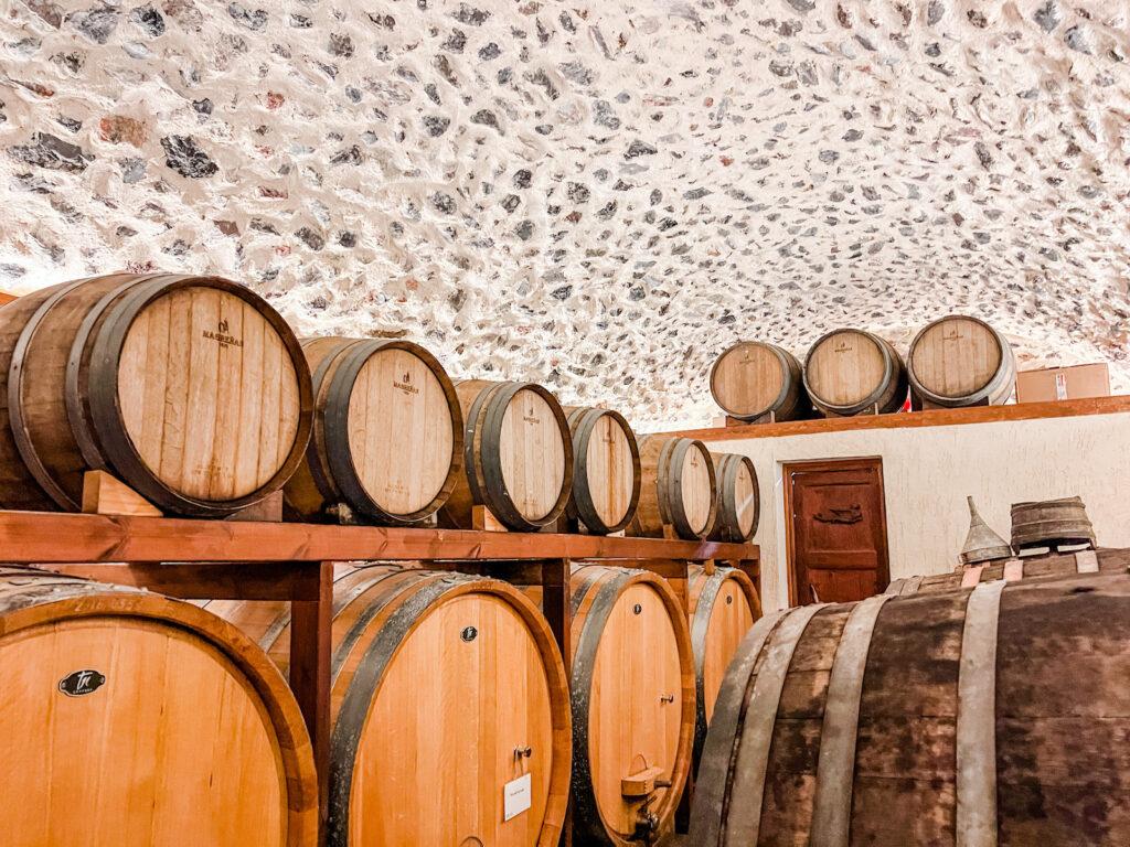 Gavalas Winery barrels