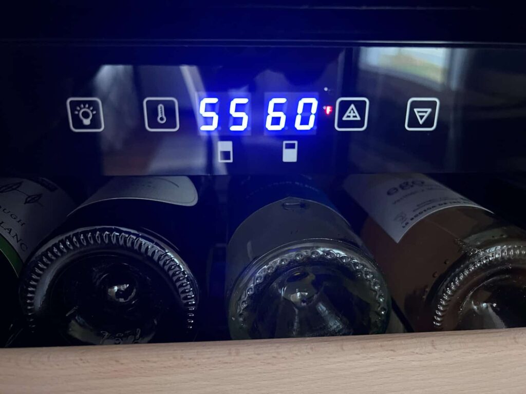 Red wine storage temperature