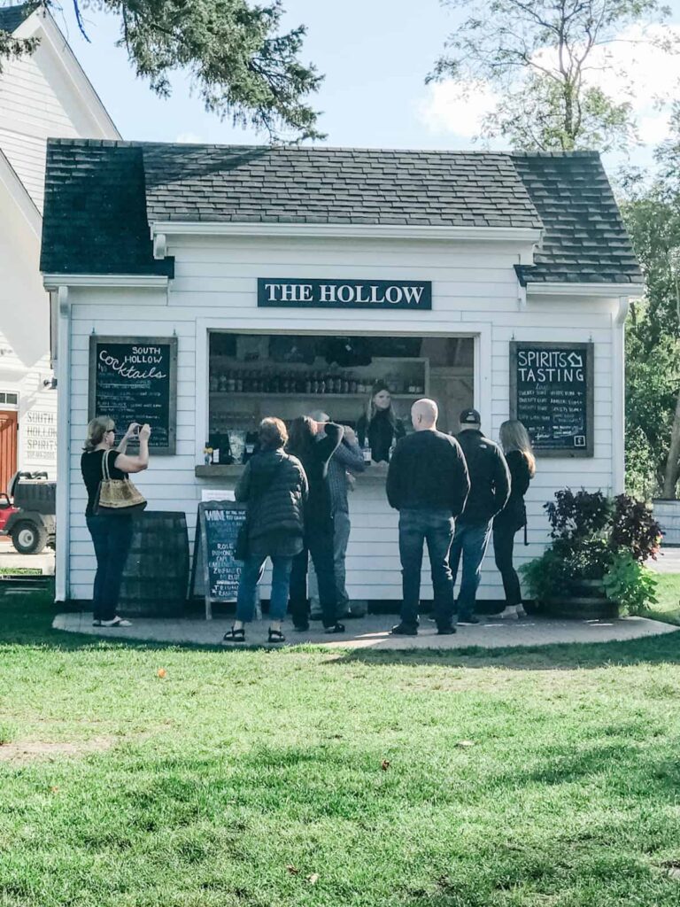 South Hollow Distillery tasting bar