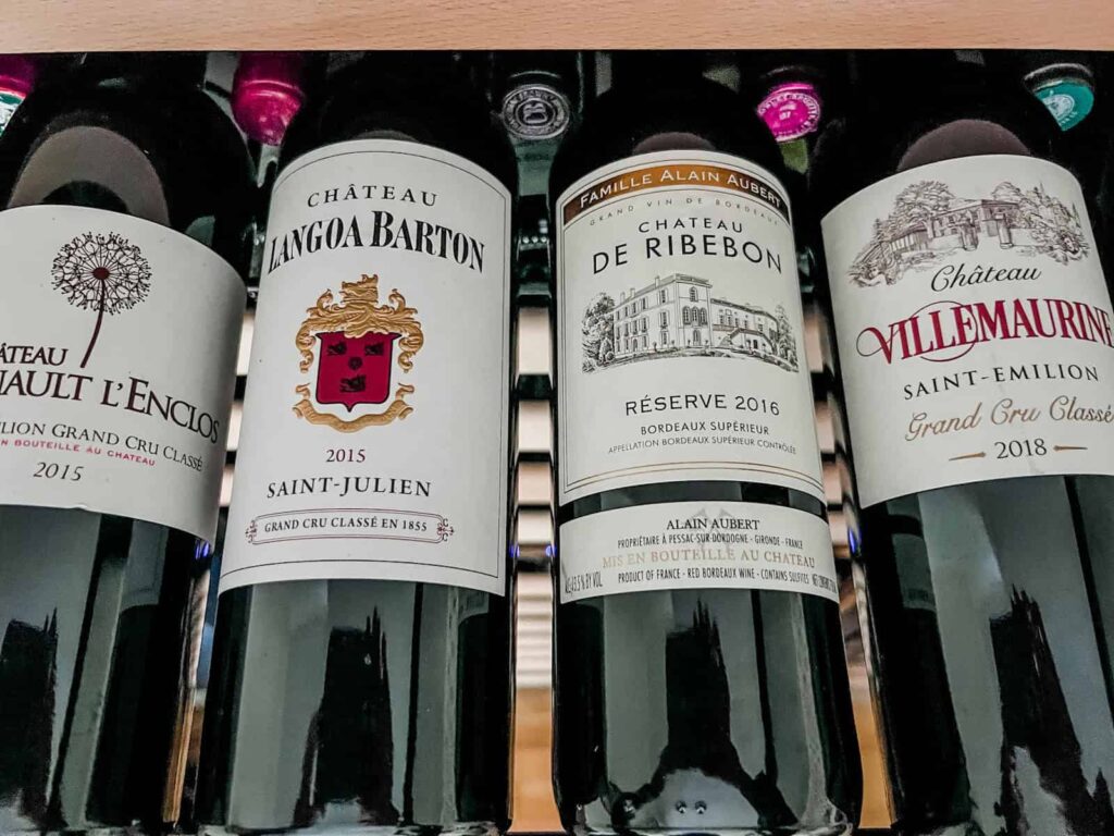 best temperature to store red wine