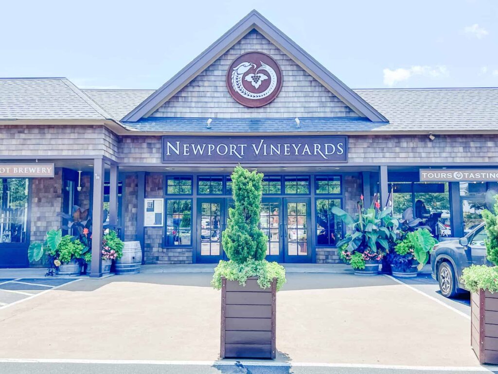 Newport Vineyards entrance