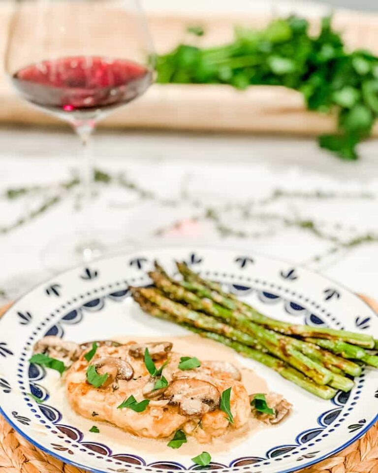 Wine pairing with chicken marsala feature