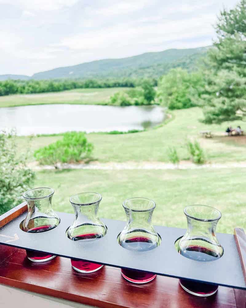 Wine tasting at wineries near Charlottesville VA