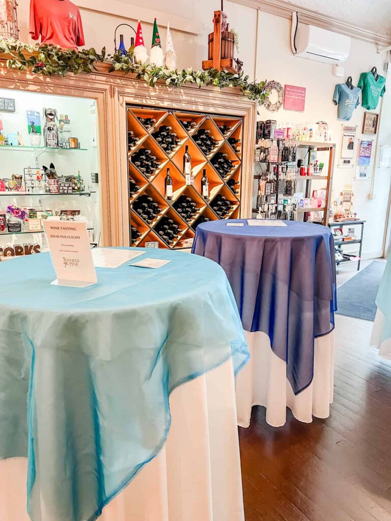 White Pine Winery tasting room