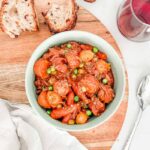 Beef stew with wine pairing