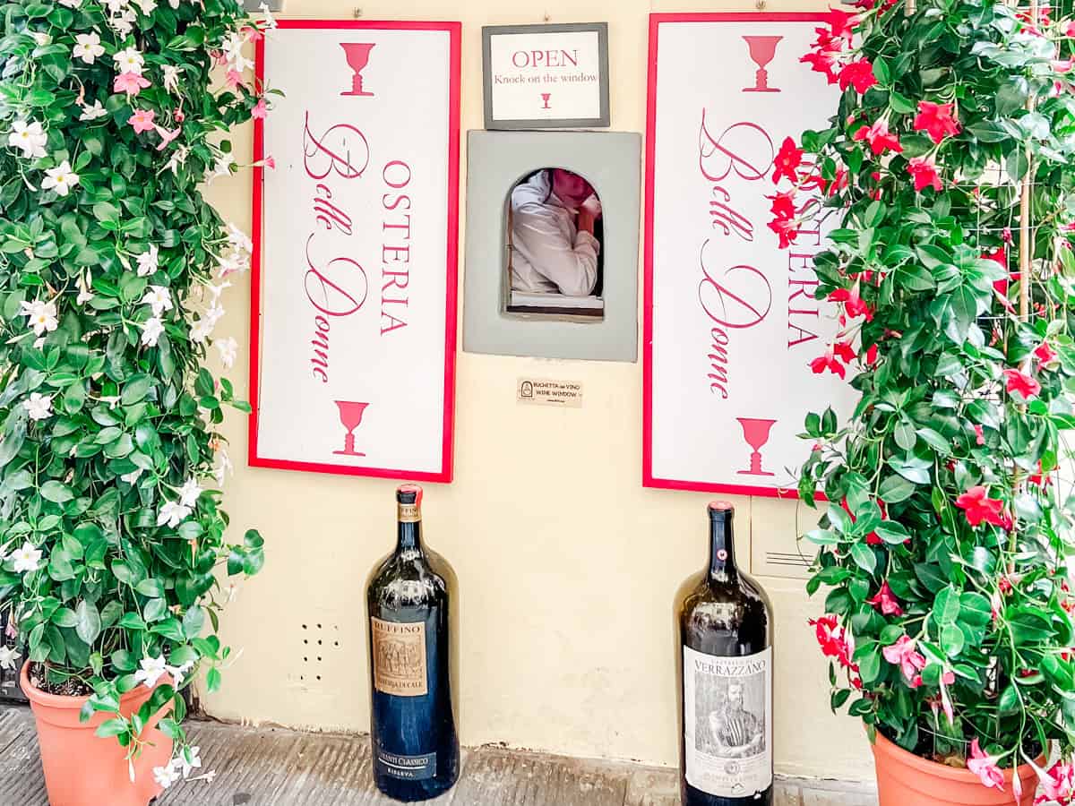 Wine Window Rome All the Florence Wine Windows Pouring in 2026 (with Map)